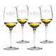 Monogrammed 13 oz. Chardonnay Wine Glass Set of 4 Image 4 of 6